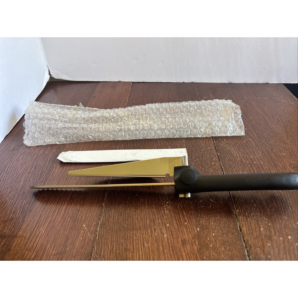 Adjustable Thickness Slicing‎ Knife 7"  Bread Brand New Black Handle